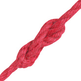 10 szt. 2 mm czerwony 100% juta Tossa