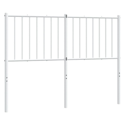 Metalowe wymienne wezgłowie, białe, 120 cm