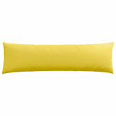 Poduszki na sofę 2 pcs Jasnożółty 145 x 40 cm tkanina