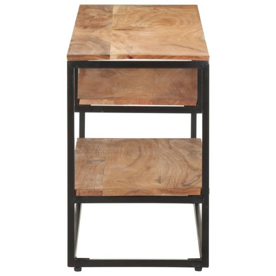 vidaXL Szafka pod TV, 130 x 30 x 45 cm, lite drewno akacjowe