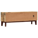 vidaXL Szafka pod TV, 130x30x46 cm, lite surowe drewno mango
