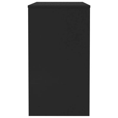 vidaXL Biurko, czarne, 90x40x72 cm, materiał drewnopochodny