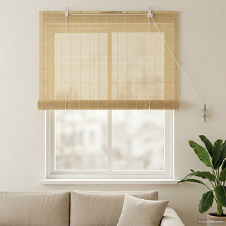 Roleta naturalny 90 x 160 cm Bambus