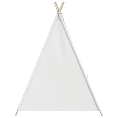 Biały namiot dziecięcy tipi, z torbą, peach skin, 120x120x150cm