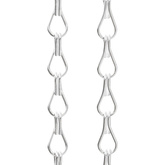 Moskitiera łańcuchowa do drzwi, 100x212 cm, aluminium