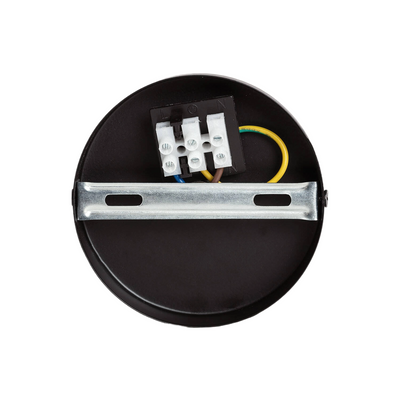 Lampa Wisząca ze szkła mlecznego Czarna ?30cm G9 Abruzzo Dizzaro Duo