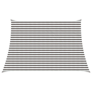 Żagiel przeciwsłoneczny Jasnoszary i biały. 4 / 5 x 3 m HDPE