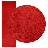 vidaXL Dywan OVIEDO z krótkim włosiem, czerwony, 80x250 cm