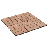 Płytka Tarasowa 11 pcs brązowy 30 x 30 cm
