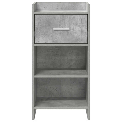 Bufet Betonowy szary 40 x 36 x 80 cm Drewno inżynieryjne