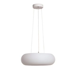 Lampa Wisząca Okrągła 48W ?50cm Nowoczesna Biała Abruzzo Bellissima