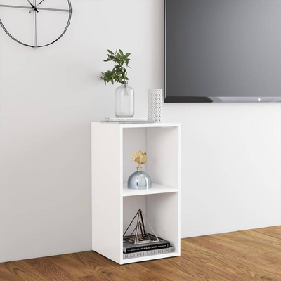 vidaXL Szafka pod TV, biała, 72x35x36,5 cm, materiał drewnopochodny