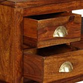 vidaXL Szafka pod TV z drewna sheesham, 120 x 40 x 30 cm