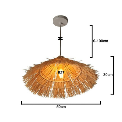 Lampa Wisząca Boho ?50cm Abruzzo Costa E27