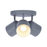Lampa sufitowa 3xE27 szara 32cm AZURO 98-63236
