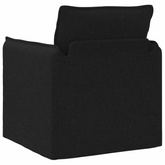 Sofa Czarny 75 x 82 x 85 cm tkanina