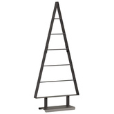 Metalowa choinka świąteczna z podstawą Czarny 90 cm Stal
