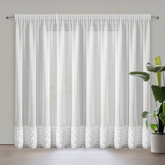 Firana Roses biała 350x270