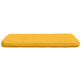 Poduszki na siedziska 4 pcs Jasnożółty 40 x 40 x 3 cm