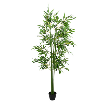 Sztuczne Drzewo Bambusa 4 pcs zielony 60 x 18 x 190 cm