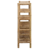 Stojak na buty z półką Naturalny 68 x 28 x 96 cm Bambus