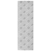 vidaXL Dywan zewnętrzny, szary, 80x250 cm, PP