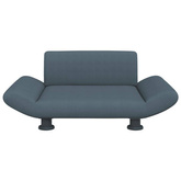 vidaXL Legowisko dla psa, ciemnoszare, 70x45x28 cm, obite tkaniną