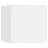 Szafka nocna, biała, 30,5x30x30 cm, materiał drewnopochodny