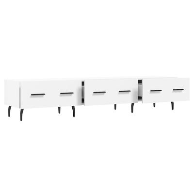 vidaXL Szafka pod TV, biała, 150x36x30 cm, materiał drewnopochodny model standard