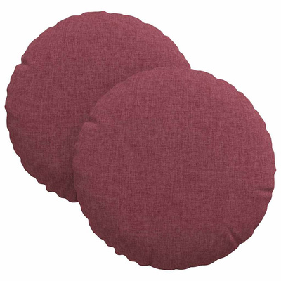 Poduszki na siedziska 2 pcs Czerwone wino ?30 x 13 cm tkanina