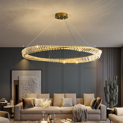 Lampa wisząca LED Abigali Cristal 36W 3000K, złoty