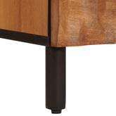 Highboard Wykończenie w kolorze brązowego akacji Drewno z mango