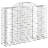 Kosze gabionowe, 20 szt, 200x50x140/160cm, galwanizowane żelazo