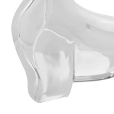 Rzeźba byka Srebrny 37 x 44 x 17 cm Aluminium