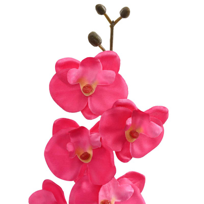 Sztuczna Roślina Orchidei czerwony 36 x 10 x 30 cm