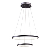 Lampa wisząca LED 40W 4000K 50cm czarna LUNE 32-64745