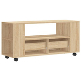 vidaXL Szafka pod TV, dąb sonoma, 102x34,5x43, materiał drewnopochodny