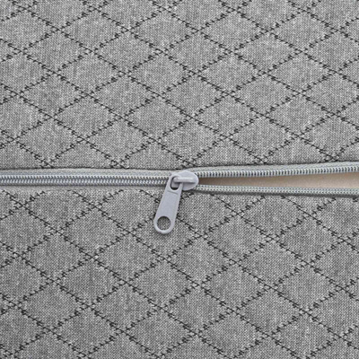 Poduszka na nogi Szary 52 x 20 x 11 cm Pianka z pamięcią