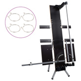 Przecinarka do styropianu na nóżkach, aluminium, 200 W