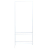 Wieszak na ubrania, 59 x 35 x 150 cm, biały