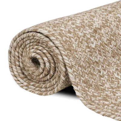 Dywany pokojowe Naturalne i białe 60 x 110 cm Juta