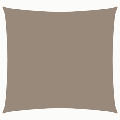 Kwadratowy żagiel ogrodowy, tkanina Oxford, 3x3 m, taupe