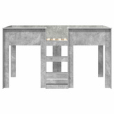 Łóżko piętrowe dla dzieci Betonowy szary 80 x 200 cm