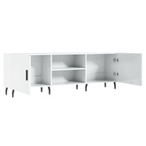 vidaXL Szafka pod TV, wysoki połysk, biała, 150x30x50 cm model standard