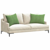 Poduszki na sofę 2 pcs jasnozielony 70 x 50 cm