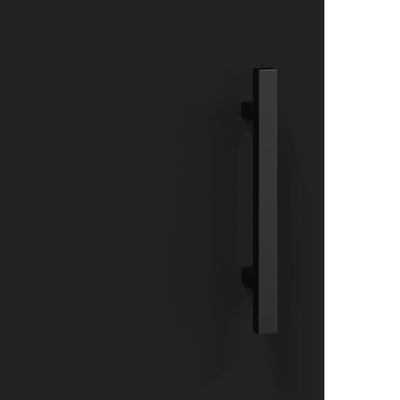 vidaXL Szafka pod TV, czarna, 150x30x50 cm, materiał drewnopochodny