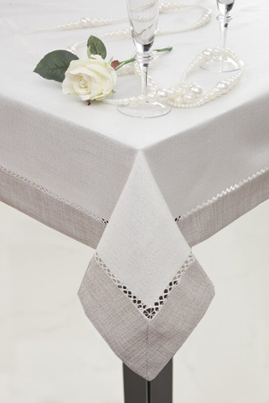 Bieżnik Emma biały 145x300