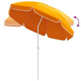 Parasolka ogrodowa 160 cm Poliester 170T pomarańczowy
