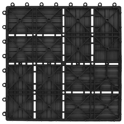 Płytka Tarasowa 11 pcs Czarny 30 x 30 cm