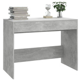 vidaXL Biurko, szarość betonu, 101x50x76,5 cm, materiał drewnopochodny